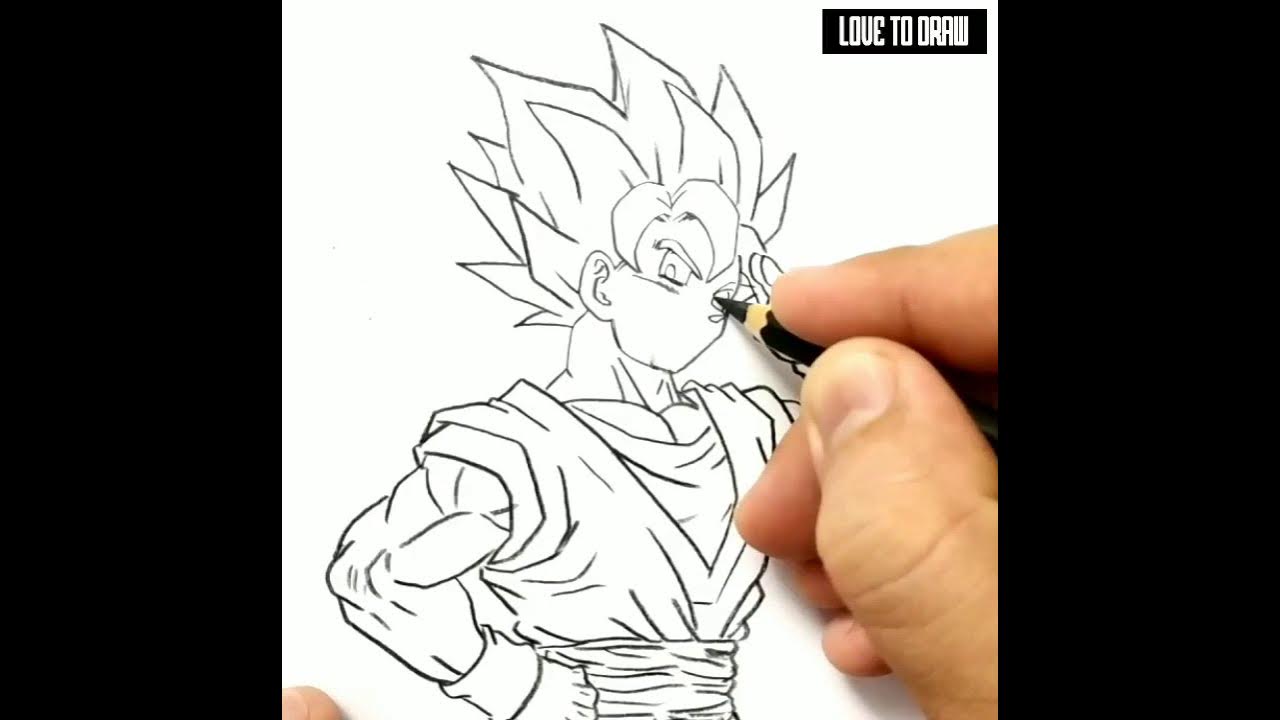 Son Goku Drawing  Learn to draw with yours truly — Steemit