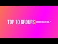 Top 10 groups