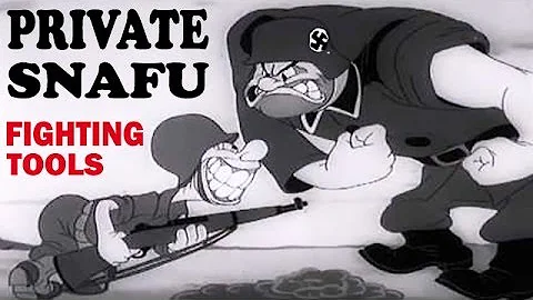 Private Snafu - Fighting Tools | 1943 | WW2 Cartoon | US Army Animated Training Film | Animation