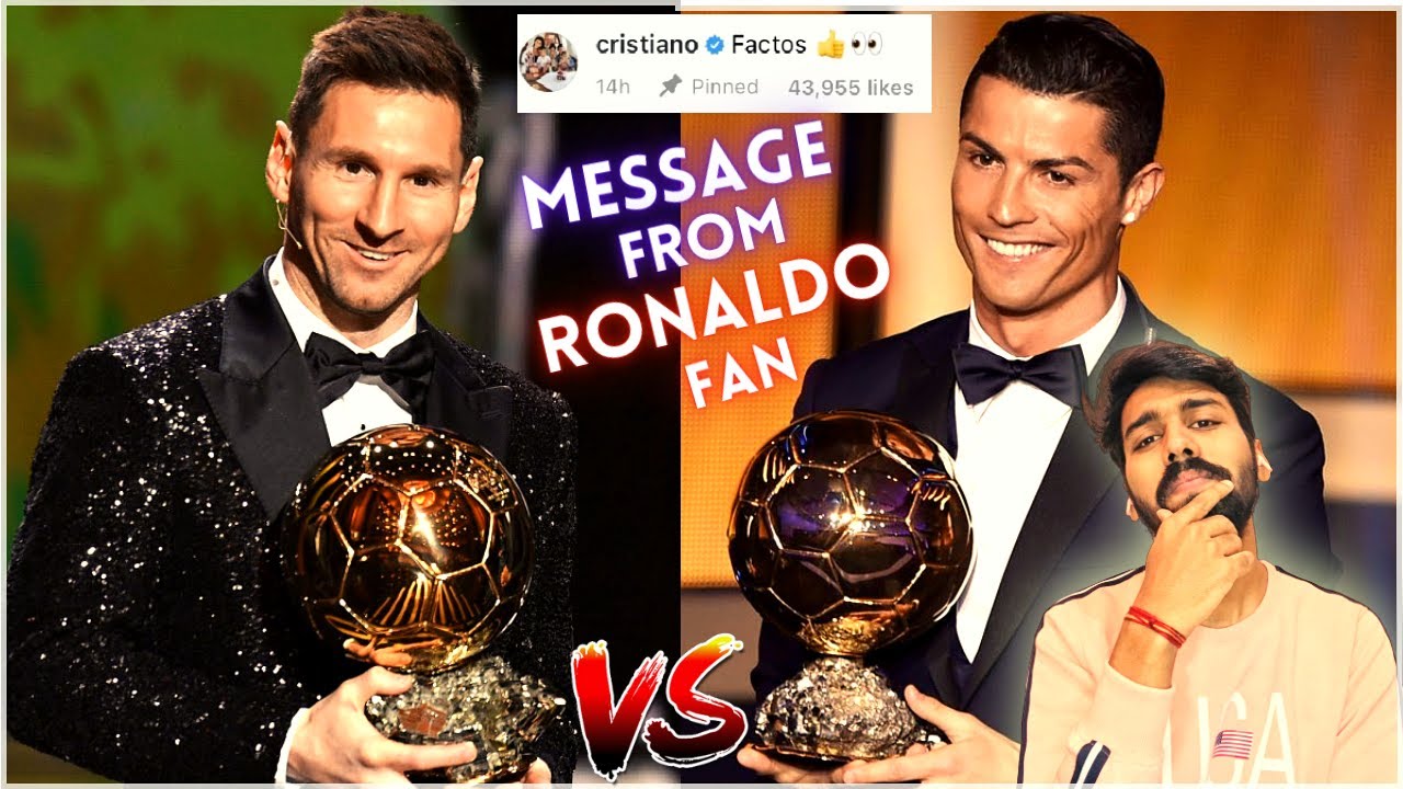 Cristiano Ronaldo Makes Shocking Comment On Spanish Journalist's Video On  Lionel Messi's Ballon D'or Win