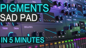 The Sad Pad says it all Arturia Pigments 4 Sound Design Tutorial