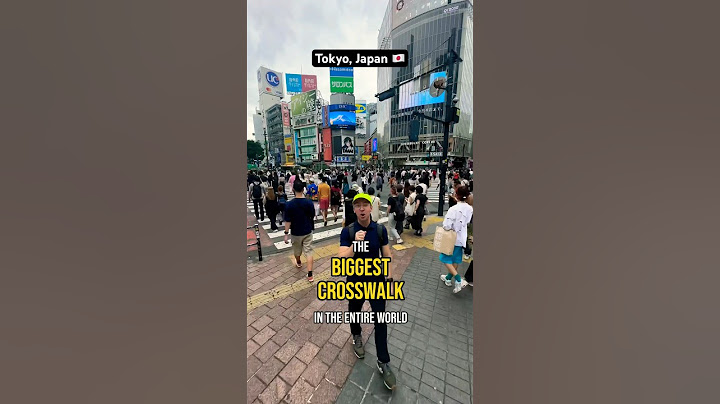 The BIGGEST crosswalk in the world is in Shibuya Crossing, Tokyo Japan #tokyo #tokyotravel