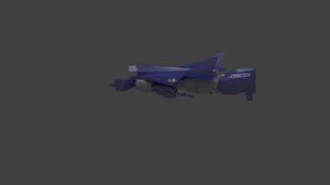 Robot to Jet rig Blender 2.75a