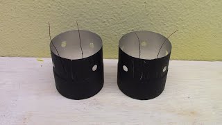 Speaker coil with regular wire / Bobina de parlante con alambre regular