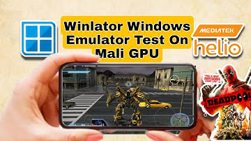Winlator Emulator Game Test On Mali GPU | Mediatek Dimensity 1200