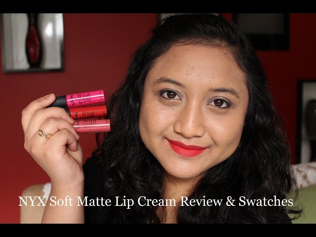 Pikken Persoonlijk Tol NYX Soft Matte Lip Cream Review & Swatches (San Paulo, Addis Ababa and  Amsterdam) - YouTube