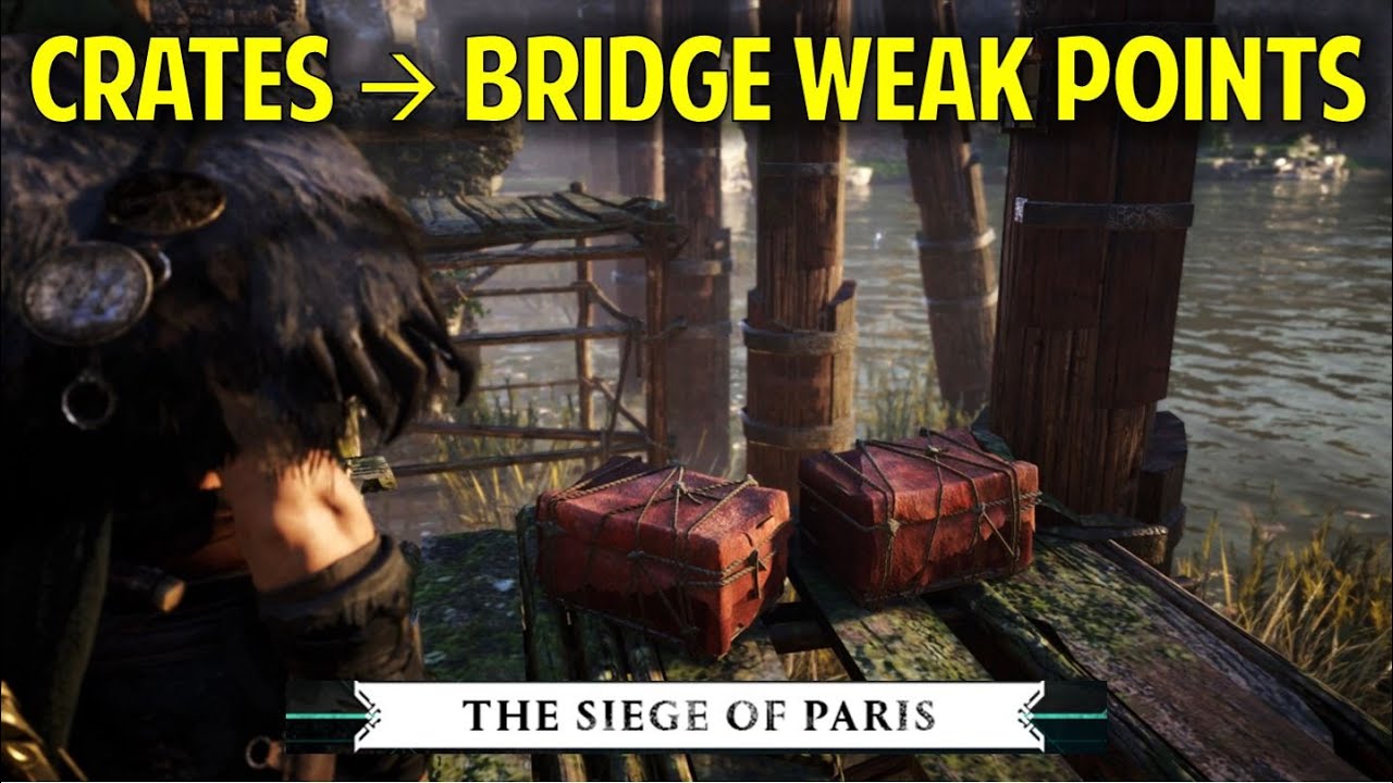 A Hidden Weakness Take the Crates of Explosive Jars to Bridge Weak