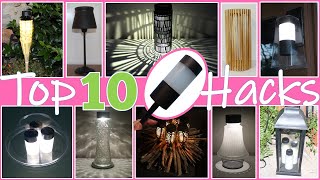 TOP 10 SOLAR LIGHT HACKS 2024!