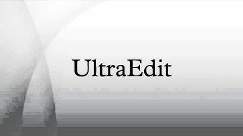 UltraEdit