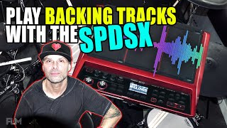 Roland SPD SX Tutorial | How to Use Backing Tracks Live with the Roland SPDSX