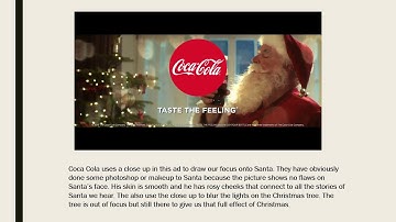 Visual Analysis of a Coke ad