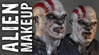 Thor Ragnarok Alien Makeup Transformation