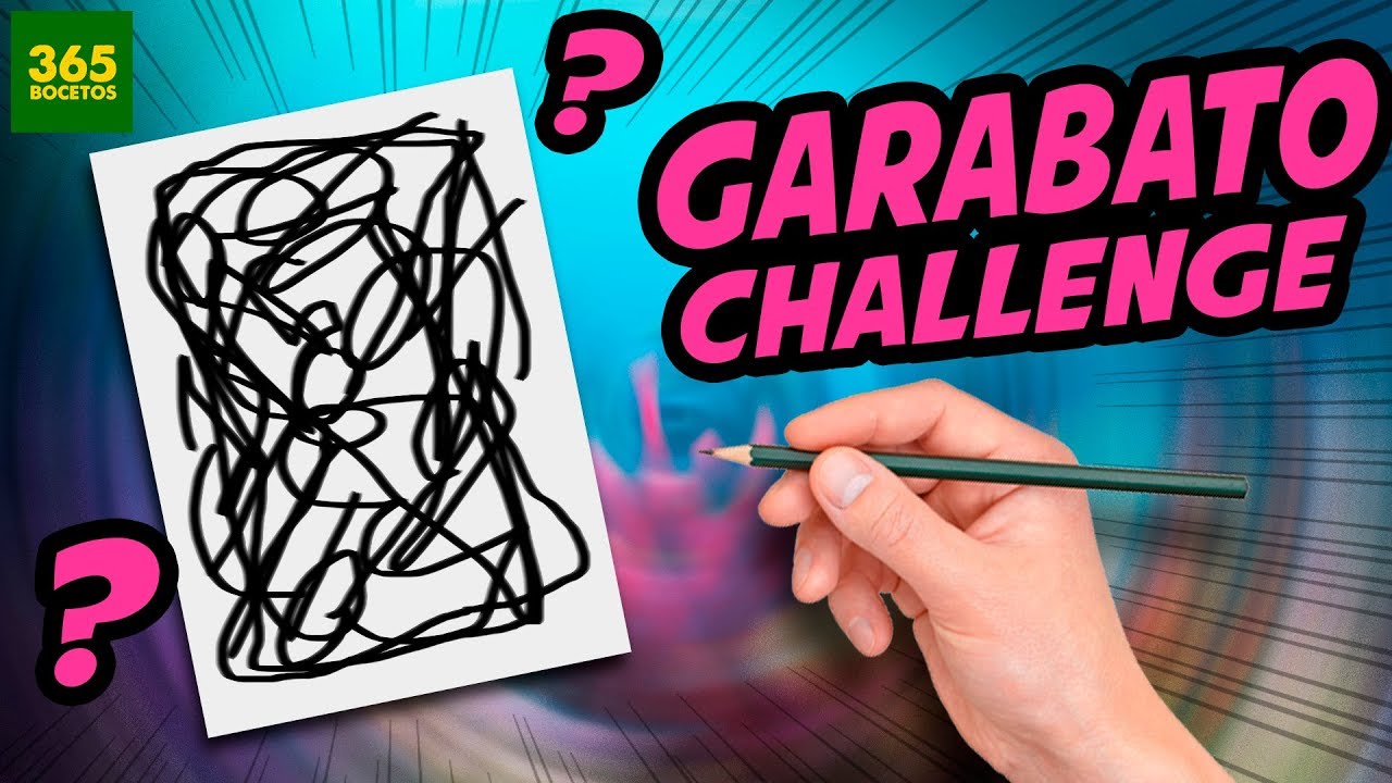 EL RETO DE SACAR UN DIBUJO DE UN GARABATO - ART CHALLENGE - thptnganamst.edu.vn