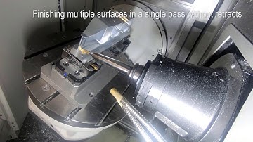 Tebis high efficiency barrel cutter milling