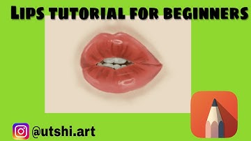 AUTODESK SKETCHBOOK: LIPS TUTORIAL FOR BEGINNERS.