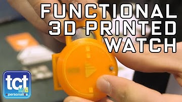 Voxel8 showcase working 3D printed watch at CES 2016