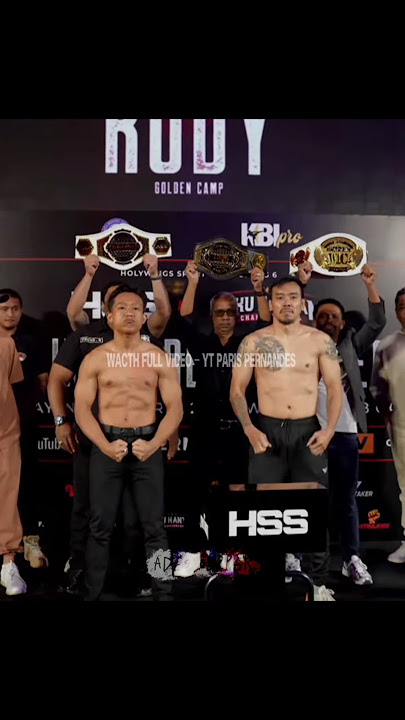 HSS VS BAKU HANTAM 🔥. WEIGHT IN & PRESS CONFERENCE. PART1🔥