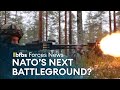 Ready for Russia: British and Finnish troops prepare for border attack