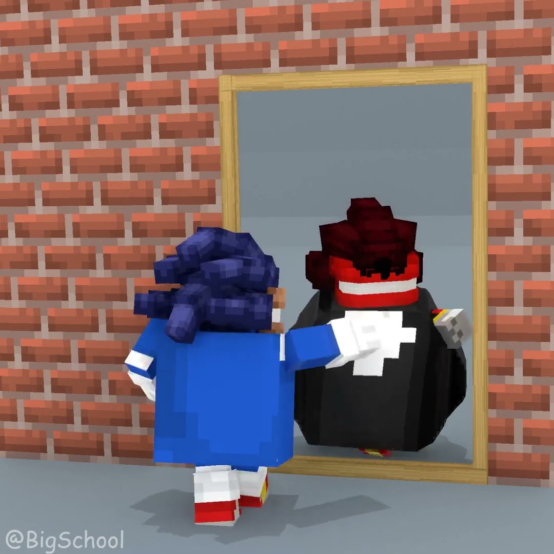 The Strange Mirror | Fat Shin Blue vs. Fat Shin Shadow! ?