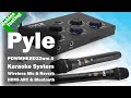 PYLE PDWMKHRD22WM.5 Karaoke Mixer with UHF Wireless Microphones, Bluetooth, Connects to TV