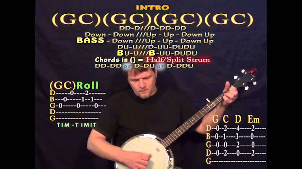 3AM (Matchbox 20) Banjo Cover Lesson with Chords and Lyrics