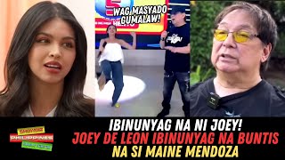 Joey De Leon BINUKING Si Maine Mendoza Na BUNTIS Na! Pinagbawalan Sumayaw!