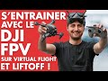 Faire du SIMULATEUR avec le DJI FPV: Virtual Flight et Liftoff avec le MASQUE !