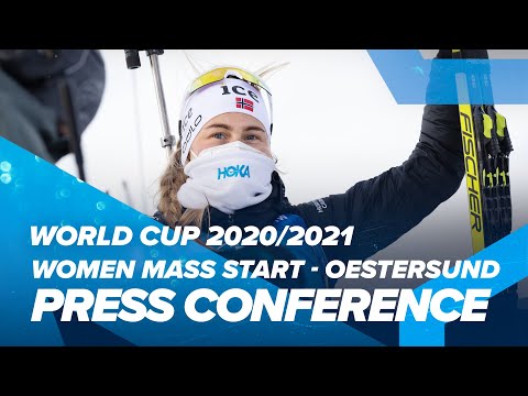 Oestersund World Cup 10: Women Mass Start Press Conference