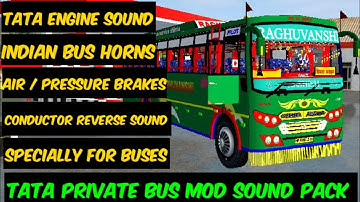 new private bus mod bussid | download tata bus engine sound pack | tata bus mod bussid | bussid mods