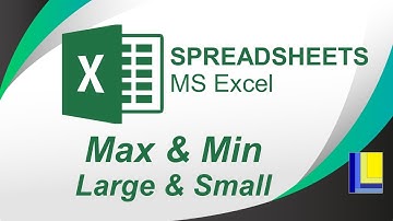 MS Excel | Max, Min, Large and Small functions