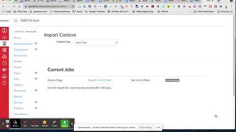 How To Copy Canvas Course to Archive Content