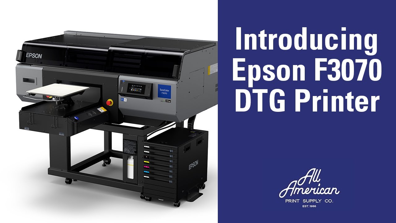 Epson SureColor F3070 Industrial Direct to Garment (DTG) Printer  (DISCONTINUED)