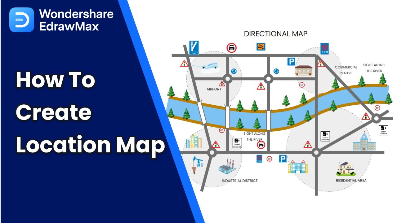 Free Location Map Maker with Free Templates - EdrawMax