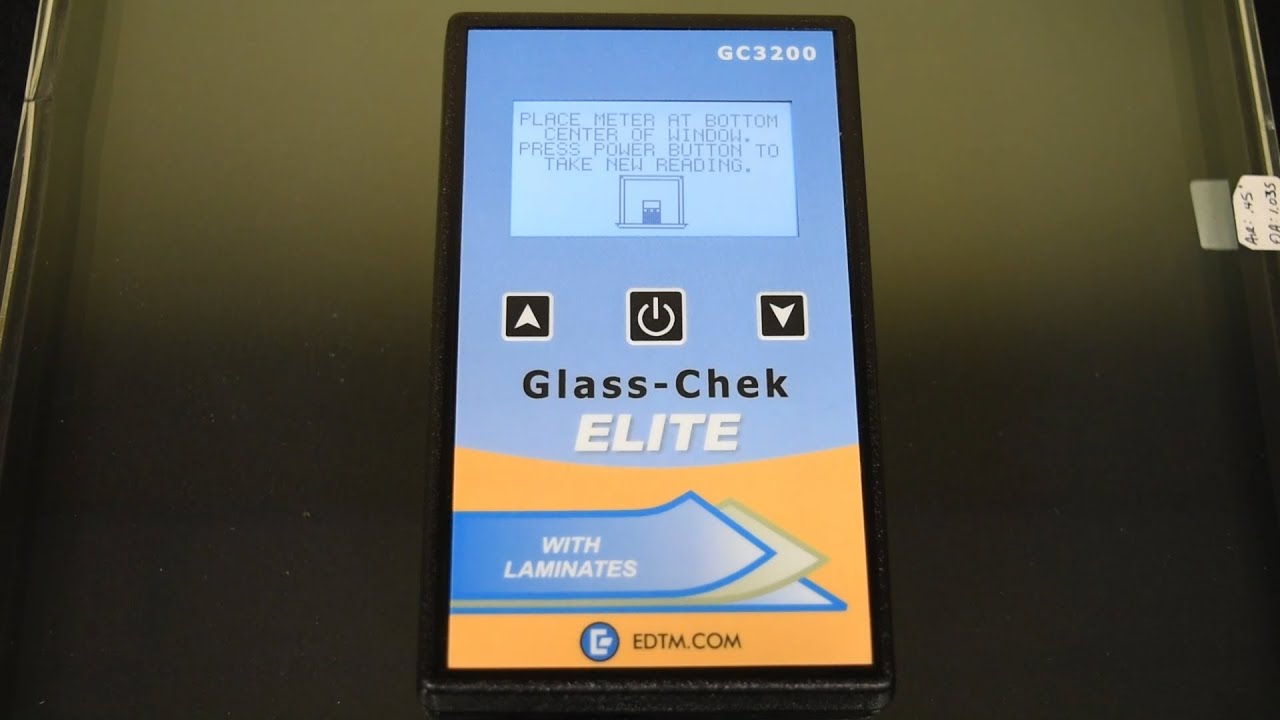 GC3200 Glass-Chek ELITE Testing Laminated Glass