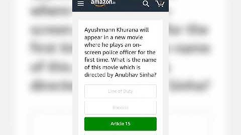 Amazon quiz live today 2nd of June 2019 Answer and win OnePlus 7 Pro