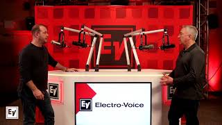 Demo of ElectroVoice RE broadcast mics