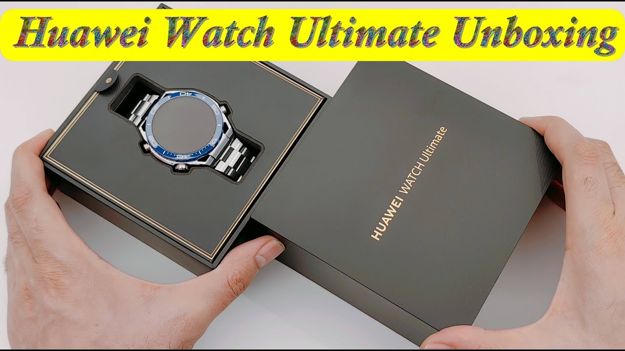 Huawei watch Ultimate Unboxing #huawei #huaweiwatchultimate 