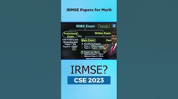 IRMSE/CSE 2023 | IRMSE Papers for Merit Explained By B. Singh Sir CMD, NEXT IAS