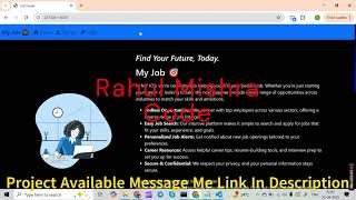 Job Portal App using Python Project with Source Code 2025
