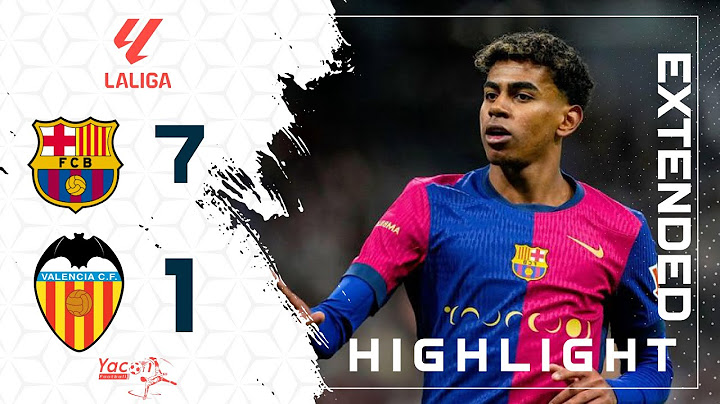 FC Barcelona vs Valencia CF 7 - 1| Full Match Extended Highlights | Epic 7-1 Victory!