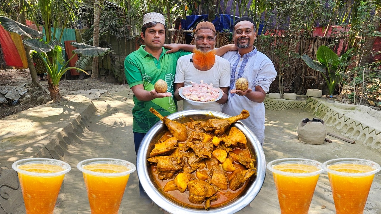 দেশি মুরগীর ঝাল মাংস আর কিসমিস পোলাও | BSL Daily Life