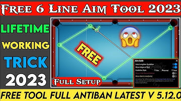 Free! 6 Line Aim-Safe Aim Assist Tool For 8 Ball Pool || Complete Setup|| By Ayaz 8BP YT