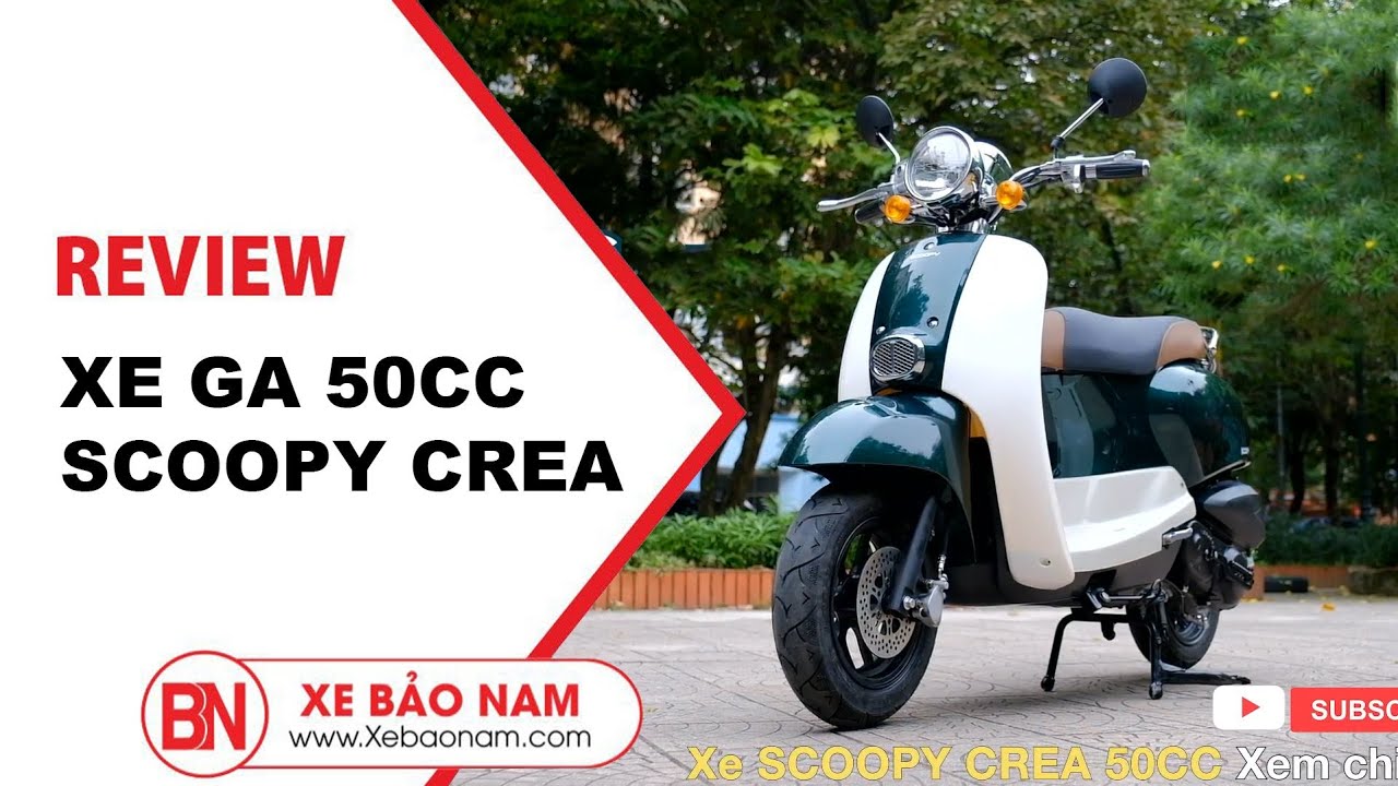 Xe tay ga 50cc Crea chính hãng giá rẻ  tiết kiệm  nhỏ gọn