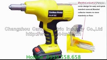 Máy Bắn Đinh Rút,Đinh Tán Pin, Súng Bắn Đinh Tán Không Dây