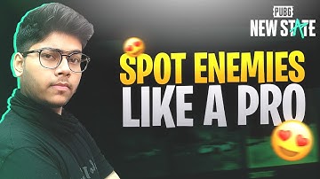 Spot enemies like a PRO | Best GRAPHIC settings | PUBG New State | Hindi Tips And Trick