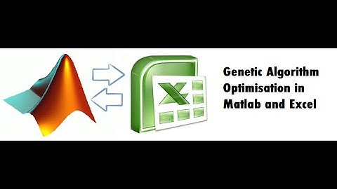 Genetic Algorithm In Matlab with 2 Variable with Excel and Equation Algorithm
