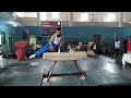 Mohammad afzal gymnast pommel horse exercise gymnastics championships at gujranwala 2021