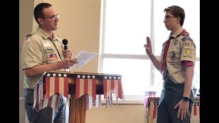 It&#39;s official! He&#39;s an Eagle Scout!