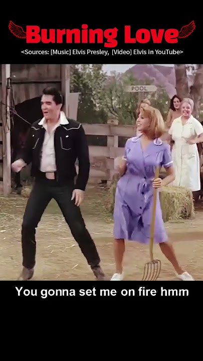 [1' Up] Burning Love (1972) 😱 #elvispresley ❤ (Transformation)