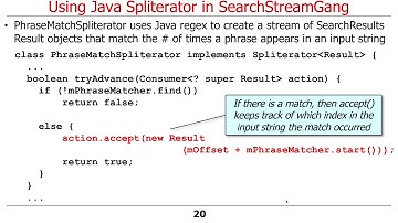 Java 8 Sequential SearchStreamGang Example (Part 3)